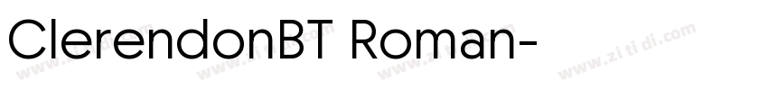 ClerendonBT Roman字体转换 ClerendonBT Roman字体转换